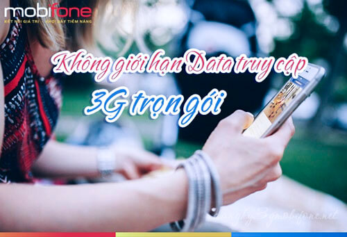 Đăng ký gói cước 3G MobiFone trọn gói không lo phát sinh thêm chi phí