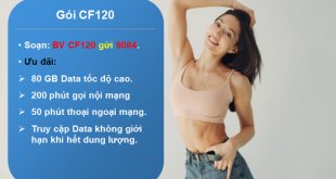 Đăng ký gói cước CF120 Mobifone chu kỳ dài dùng thả ga, tiết kiệm chi phí