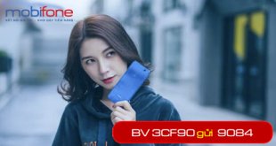 Đăng ký gói cước 3CF90 Mobifone dùng 3 tháng với ưu đãi 150GB data