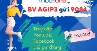 Chi tiết gói cước AGIP3 MobiFone chỉ 90K/tháng nhận 30GB kèm tiện ích miễn phí