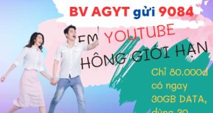 Cách đăng ký gói cước AGYT MobiFone ưu đãi data trọn gói sử dụng liên tục 1 tháng