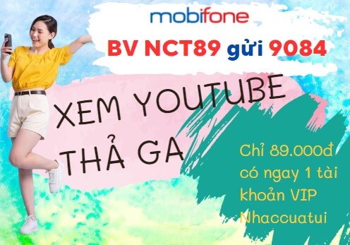 Cách đăng ký gói cước NCT89 Mobifone ưu đãi data trọn gói suốt cả tháng