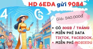 Đăng ký gói cước 6EDA Mobifone nhận ưu đãi khủng 180 ngày