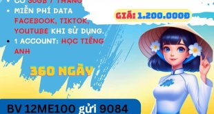 Đăng ký gói cước 12ME100 Mobifone chỉ 1.200k sử dụng 1 năm tiếng Anh