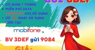 Đăng ký gói cước 6EDF Mobifone nhận 180GB data dùng tiện ích thả ga