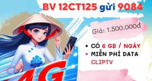 Đăng ký gói cước 12CT125 Mobifone nhận 2.160GB data, dùng ClipTV miễn phí cả năm