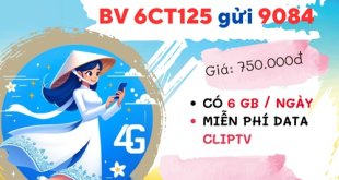 Đăng ký gói cước 6CT125 Mobifone nhận 1.080GB data và tiện ích