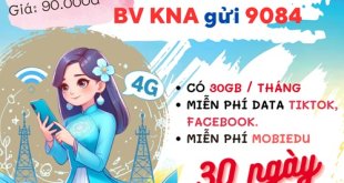 Đăng ký gói cước KNA Mobifone nhận 30GB data, truy cập Tiktok, Facebook, mobiEdu thả ga