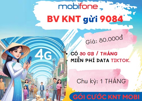 Cách đăng ký gói cước 6KNT Mobifone cực nhanh qua tổng đài 9084