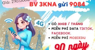 Đăng ký gói cước 3KNA Mobifone nhận 90GB data, dùng tiện ích miễn phí 3 tháng