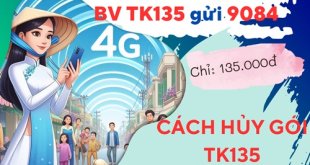 Hướng dẫn đầy đủ cách hủy gói cước TK135 Mobifone qua tin nhắn đơng ỉan