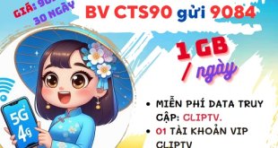 Đăng ký gói cước CTS90 Mobifone nhận 30GB data miễn phí ClipTV 1 tháng