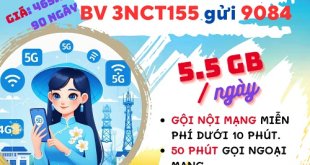 Đăng ký gói cước 3NCT155 Mobifone nhận 90GB data, gọi và nghe nhạc thả ga