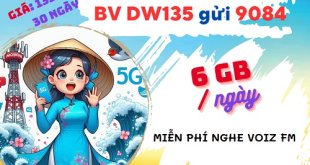 Đăng ký gói cước DW135 Mobifone chỉ 135k có ngay 6GB mỗi ngày