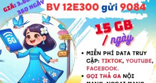 Đăng ký gói cước 12E300 Mobifone có ngay 15GB mỗi ngày, gọi thả ga, dùng trọn 1 năm