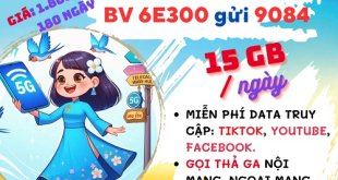 Đăng ký gói cước 6E300 Mobifone có ngay 15GB mỗi ngày, gọi liên tục 6 tháng