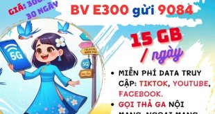 Gói cước E300 MobiFone: Có ngay 15GB mỗi ngày, gọi nội mạng và liên mạng, dùng 30 ngày