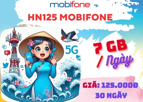 Đăng ký gói cước HN125 Mobifone nhận 330GB data , dùng ClipTV thả ga cả tháng